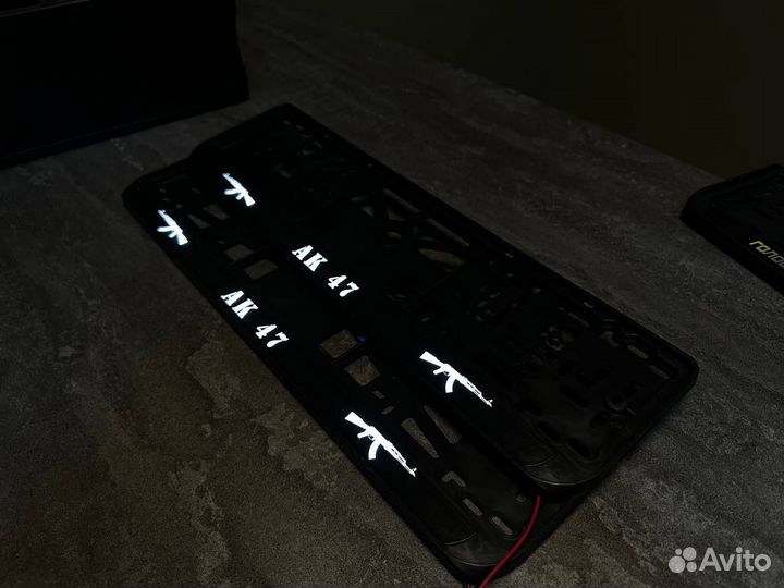 Рамка номерного знака led подсветка