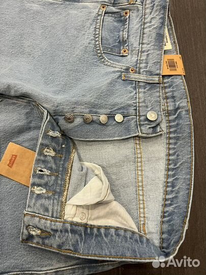 Джинсы голубые Levis 501 новые