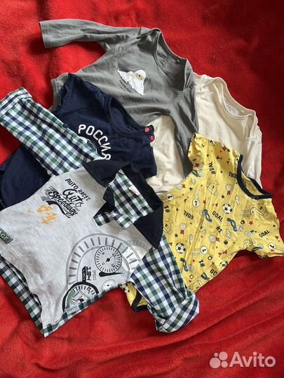 Детские вещи пакетом на мальчика 68 74