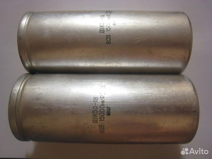 Конденсаторы К50-18 80В 15000мкф и другие