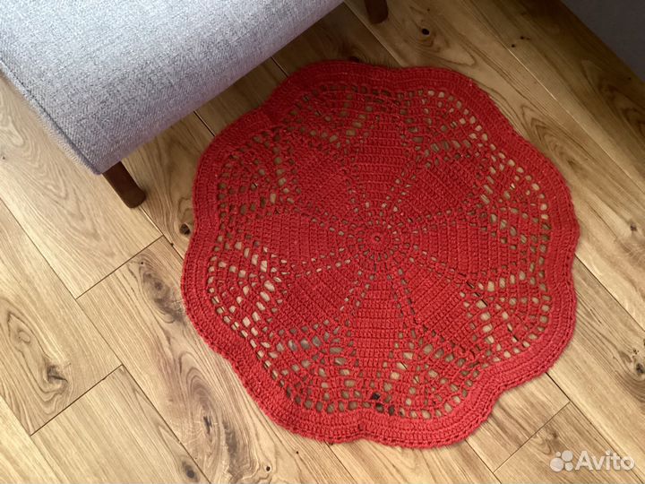 Коврик вязаный крючком