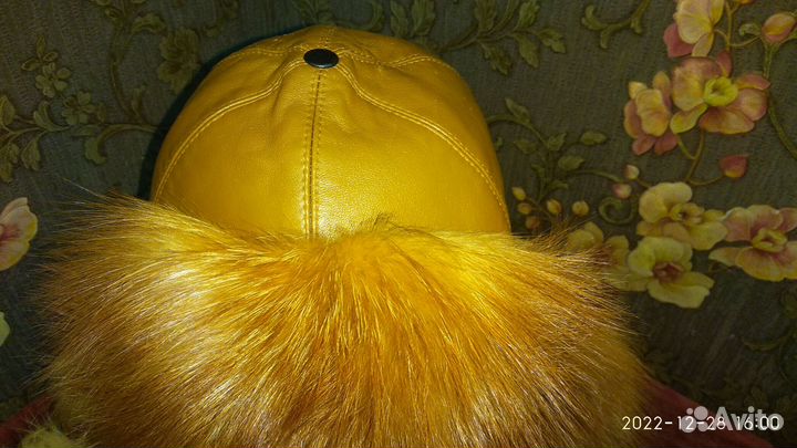 Шапка лисья женская