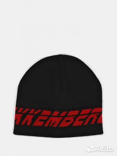 Bikkembergs шапка черная с текстом (Italy)