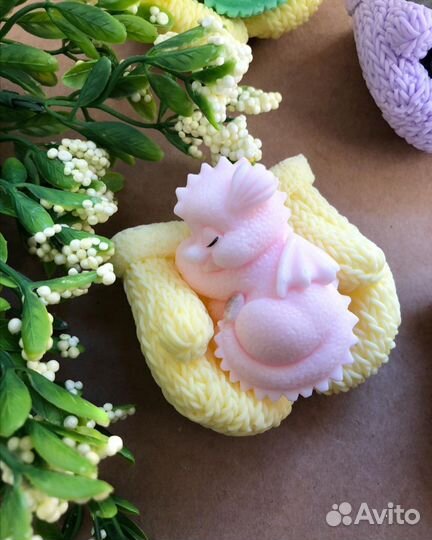 Мыло ручной работы дракон