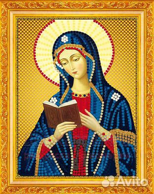 Алмазная мозаика 15x20 Икона Богоматери