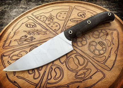 Кухонный универсальный нож из стали кованой х12мф