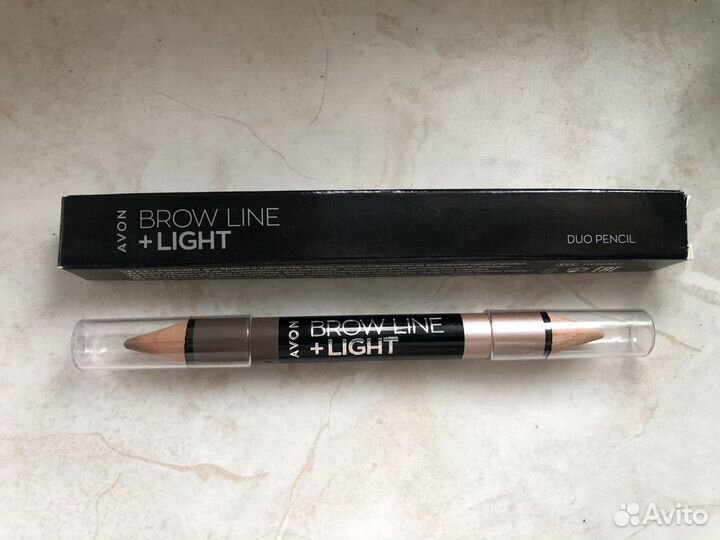 Карандаш для бровей и хайлайтер Avon