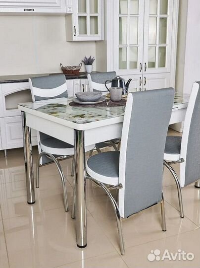Обеденная группа раскладной стол и стулья