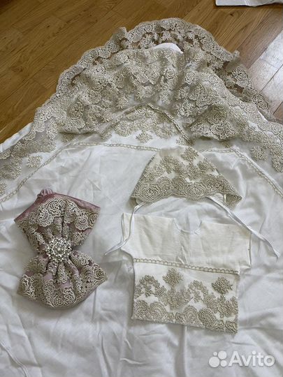 Конверт на выписку кружевной комплект в роддом