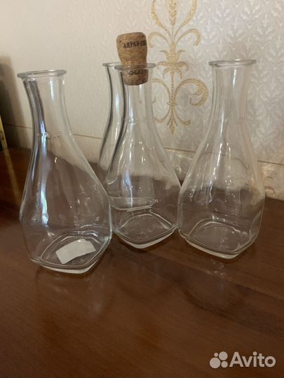 Графины стеклянные под спиртное