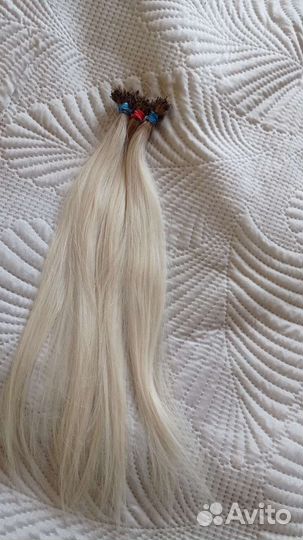 Волосы для наращивания бу 44 см омбре
