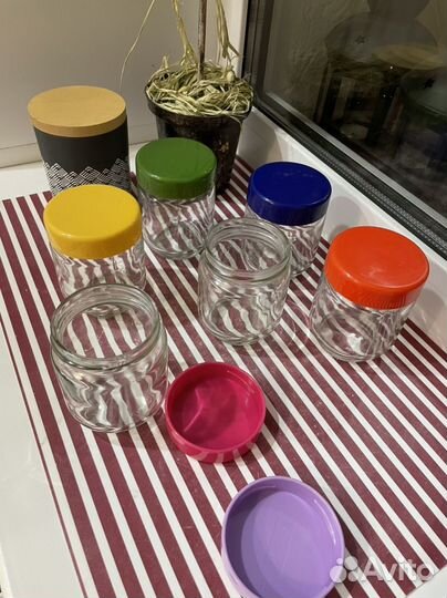 Баночки для йогуртницы 6 штук