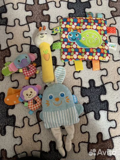 Игрушки для малышей, мякиши