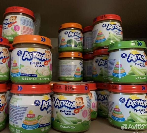 Овощное пюре агуша Цветная капуста