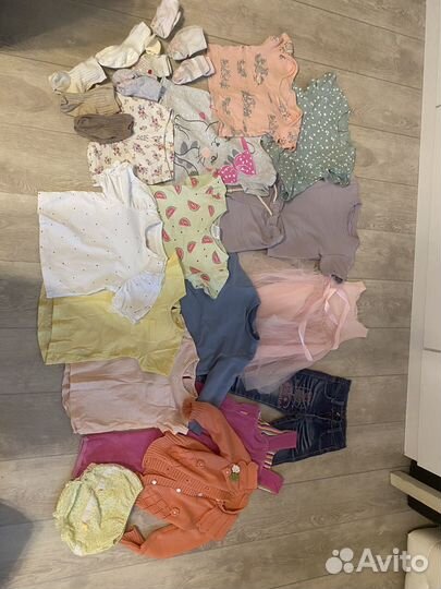 Вещи пакетом на девочку 86