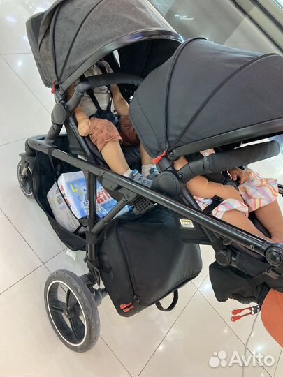 Коляска для погодок или двойни Phil&teds