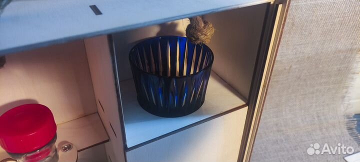 Коробочка из фанеры под бокалы