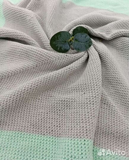 Плед детский вязаный ручная работа