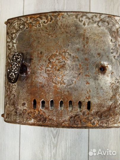 Дверца для печки гнутая старинная