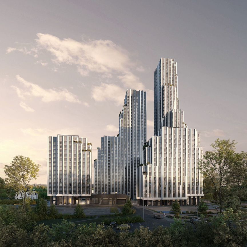 2-к. квартира, 79,4 м², 4/43 эт.