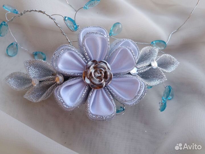 Заколка для волос Школьный бант