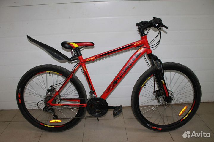 Скоростной велосипед Красный новый