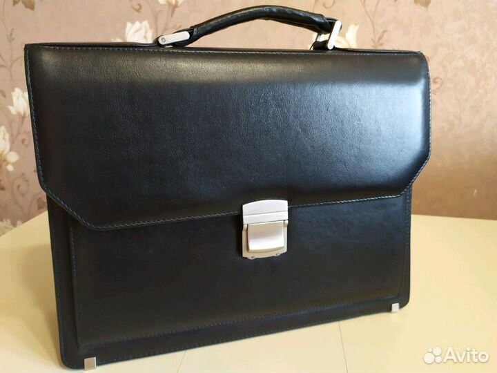 Кожанный портфель. Новый