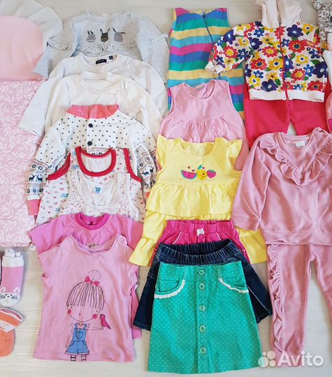 Детские вещи пакетом для девочек 86-94 см