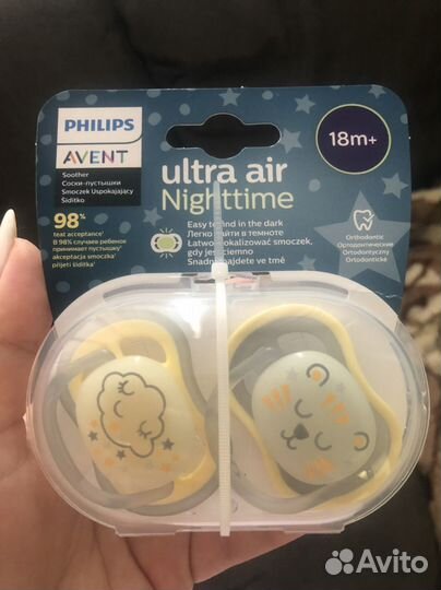 Соска пустышка avent 18+