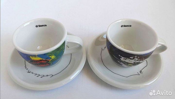 Набор 2 пар эспрессо Saeco, Германия. Новый