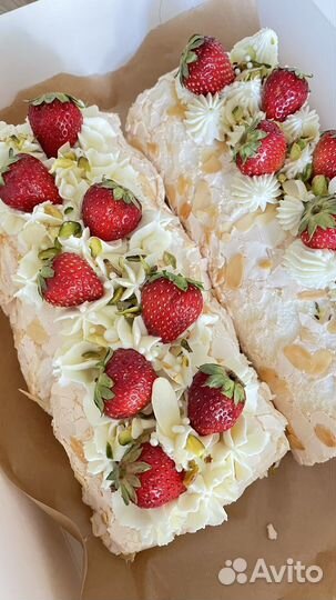 Меренговый рулет