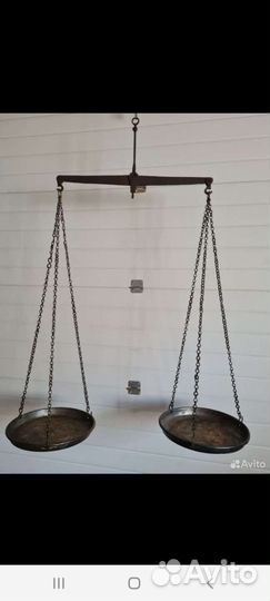 Весы коромысловые старинные