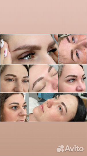 Перманентный макияж бровей