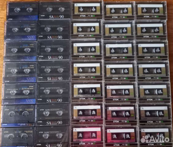 Аудиокассеты TDK SA 90 Gold, TDK SA 90