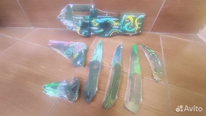 Деревянное оружие Изумрудный Дракон