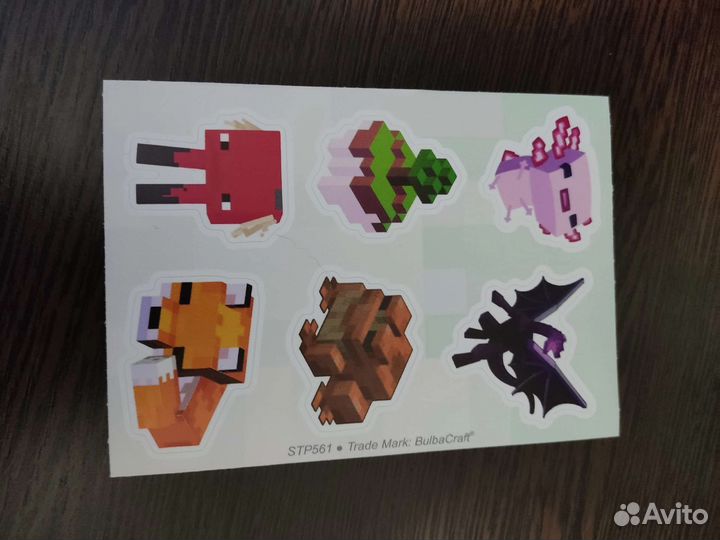 Виниловые стикеры Майнкрафт
