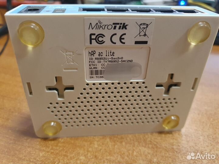 Роутер Mikrotik hAP ac lite