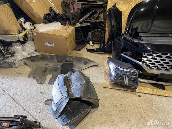 Hyundai Santa Fe 4 ноускат передняя часть