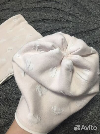 Шапка на девочку весна-осень 5-7 лет