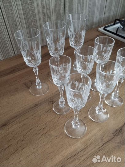 Хрустальные фужеры бокалы