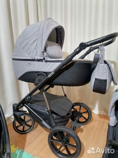 Коляска 2 в 1 Riko Side/автолюлька