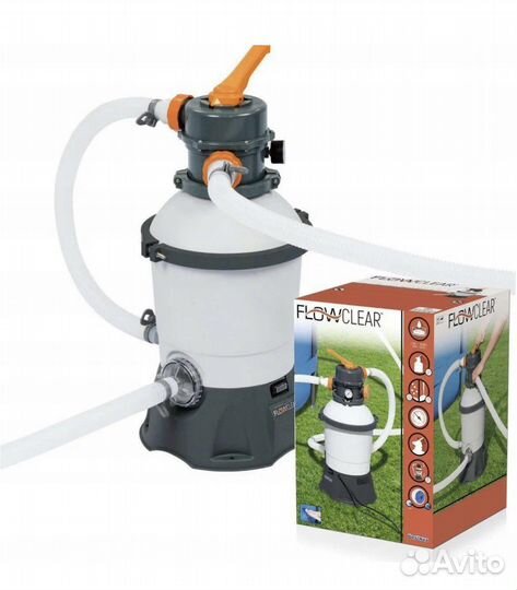 Песочный фильтр насос для бассейна 3028 л/ч