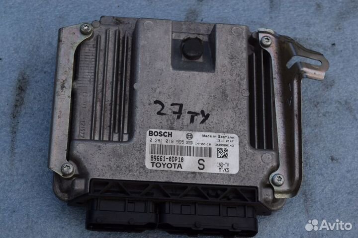 Блок управления двигателем Toyota Yaris XP130 2014