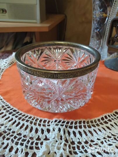 Хрустальная вазочка СССР