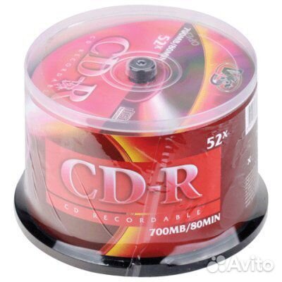 Компакт диск CD-R VS vscdrcb5001 700Мб 52x 50шт Ca