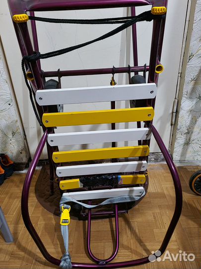 Санки на колесиках