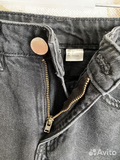 Юбка джинсовая черная H&M