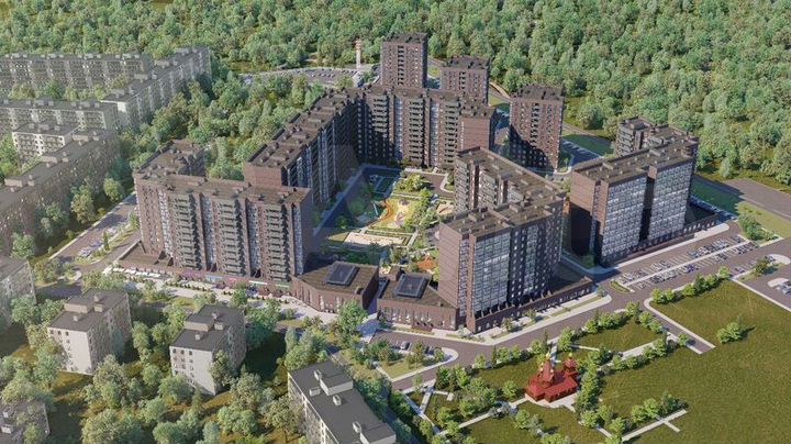 Квартира-студия, 29 м², 4/12 эт.