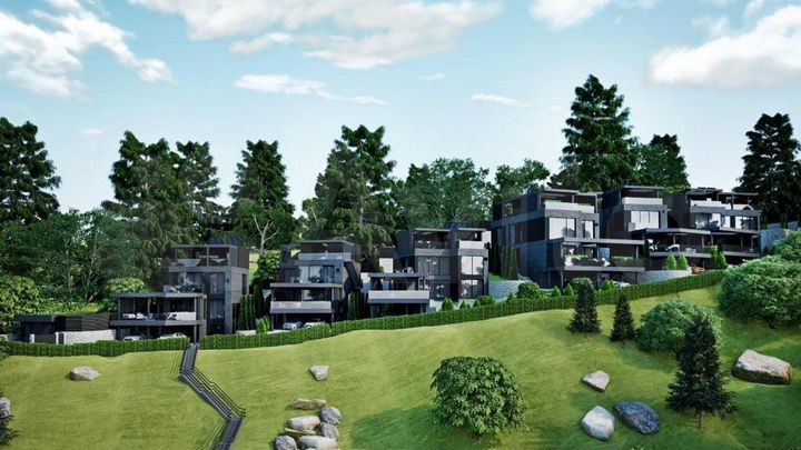 Коттедж 1187 м² на участке 50 сот.