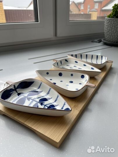 Менажница деревянная прямоугольная ScandyJ